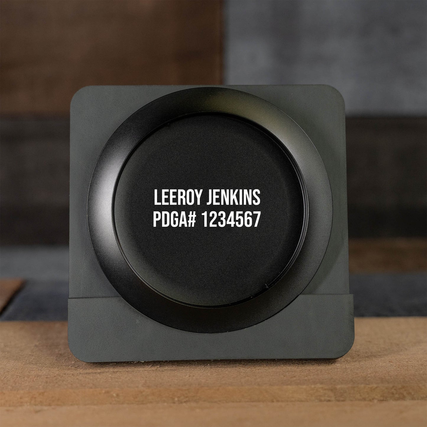 Custom Engraved Metal Mini Disc Golf Marker - PDGA Legal - Driver Style