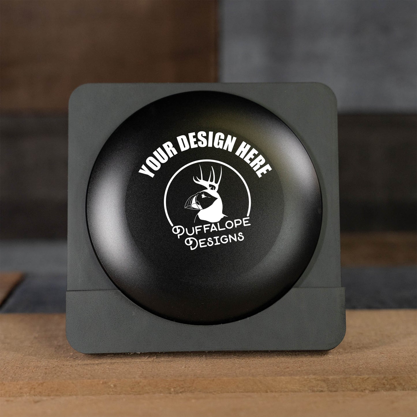 Custom Engraved Metal Mini Disc Golf Marker - PDGA Legal - Driver Style