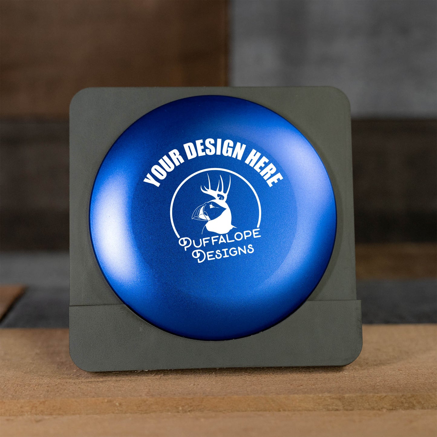 Custom Engraved Metal Mini Disc Golf Marker - PDGA Legal - Driver Style