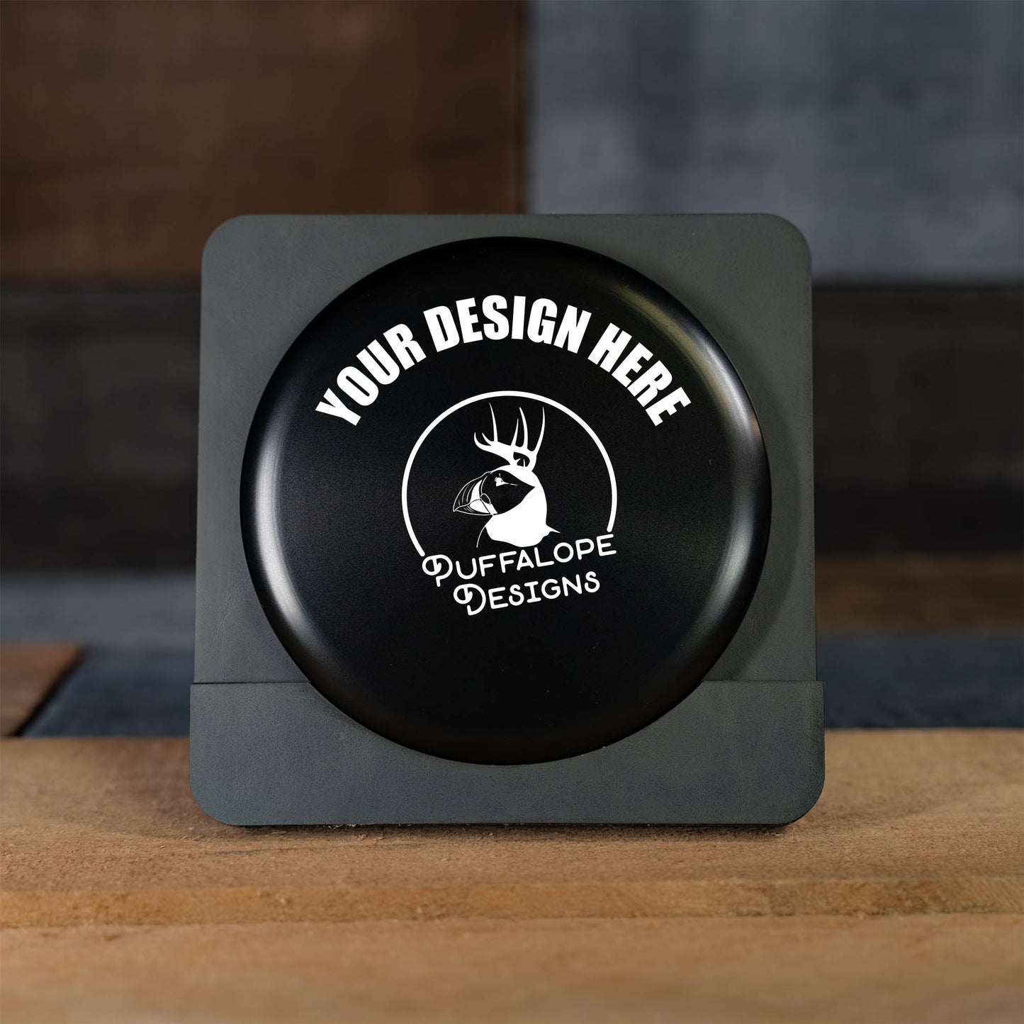 Custom Engraved Metal Mini Disc Golf Marker - PDGA Legal - Midrange Style