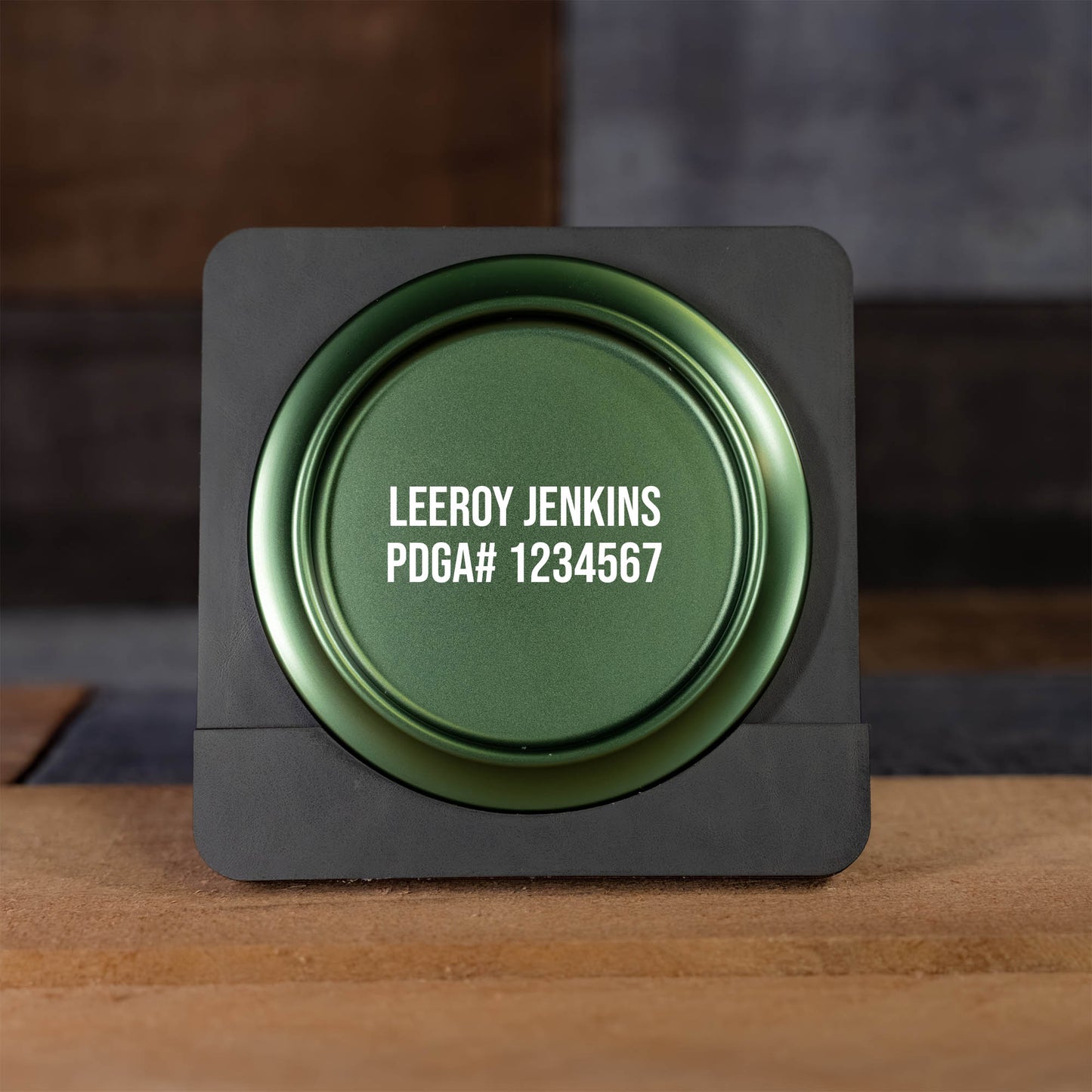 Custom Engraved Metal Mini Disc Golf Marker - PDGA Legal - Midrange Style