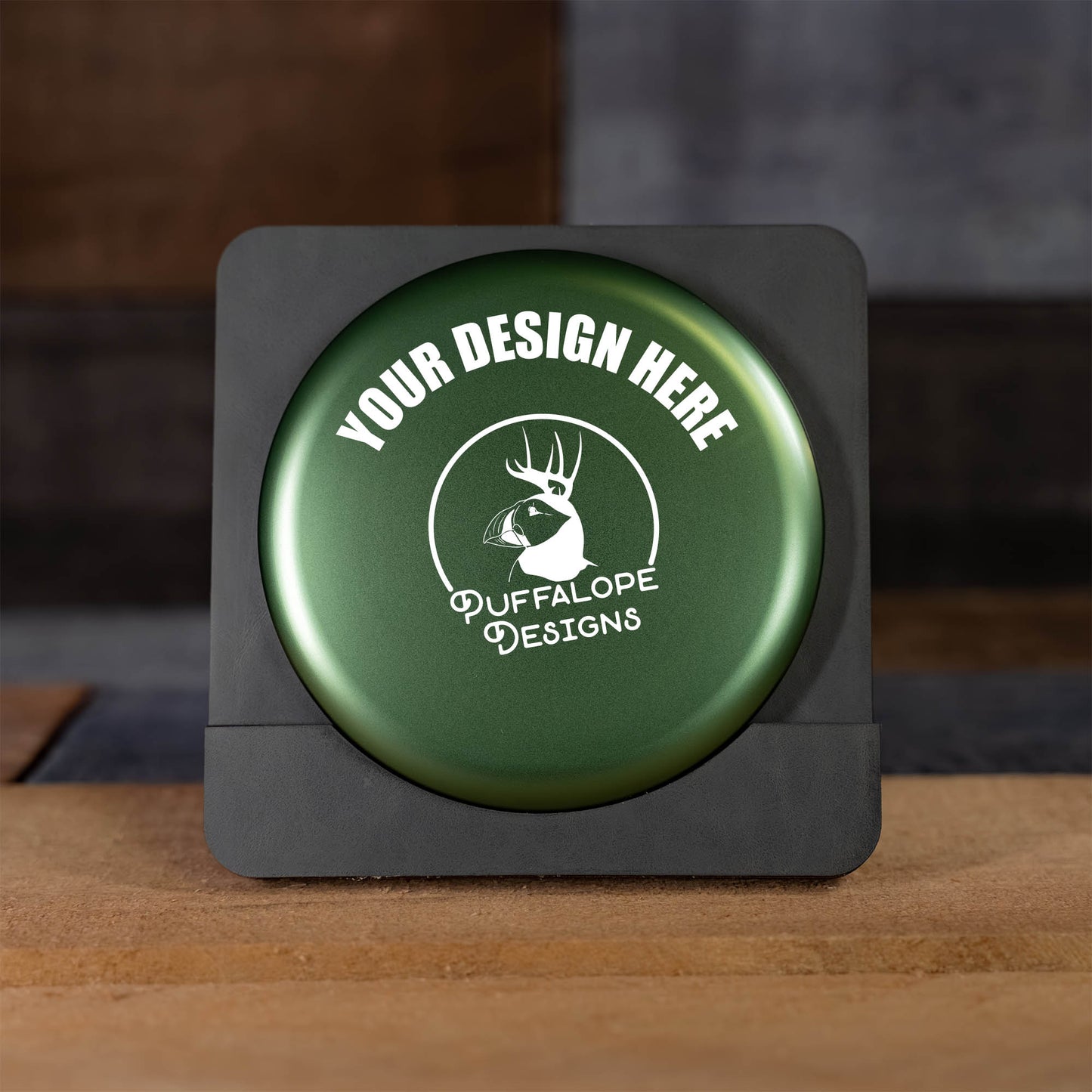 Custom Engraved Metal Mini Disc Golf Marker - PDGA Legal - Midrange Style