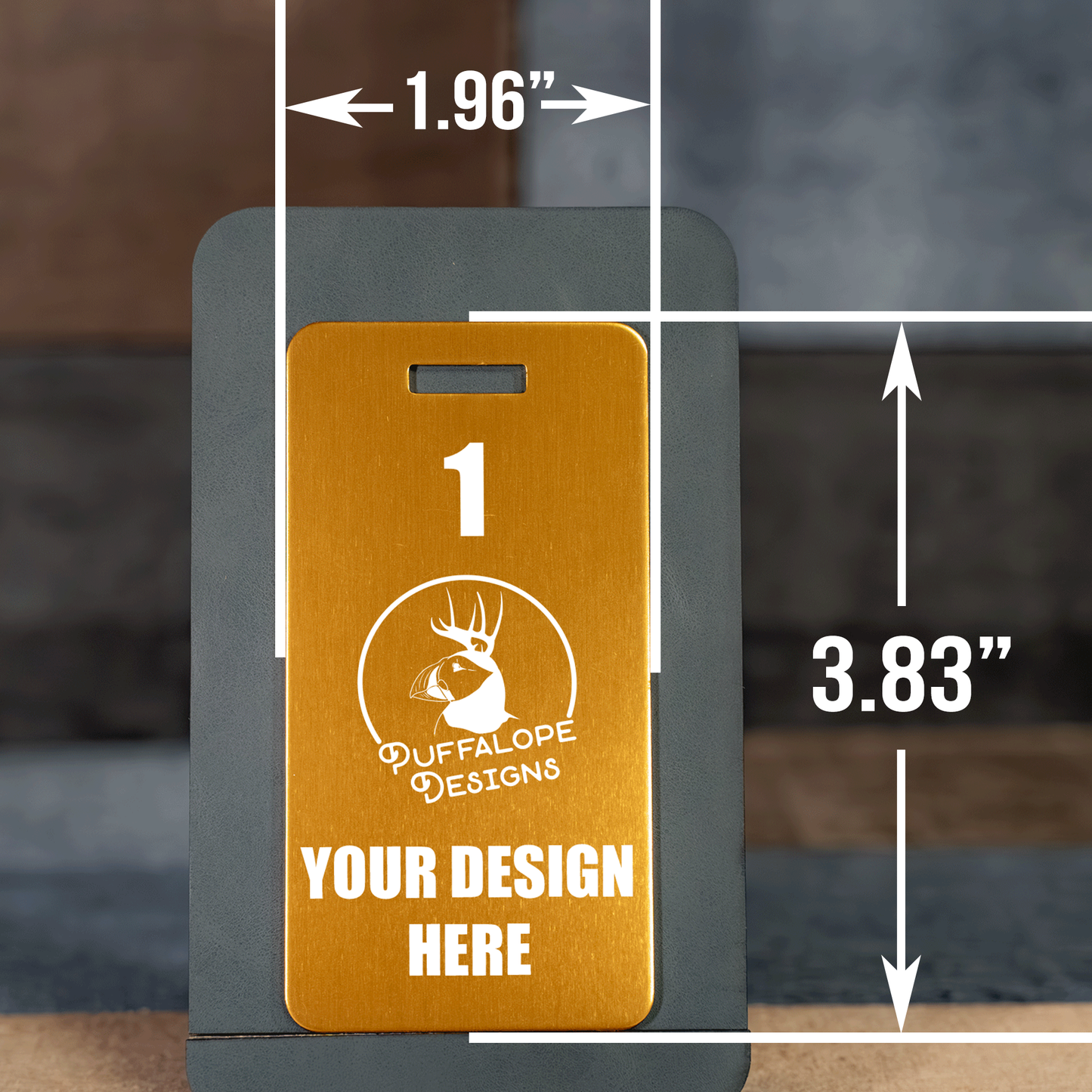 Custom Metal Disc Golf Bag Tags