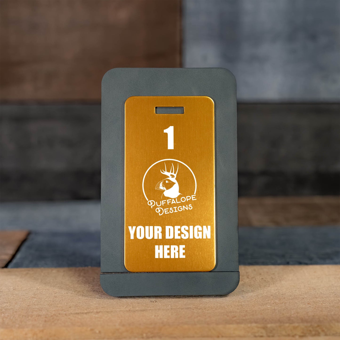 Custom Metal Disc Golf Bag Tags
