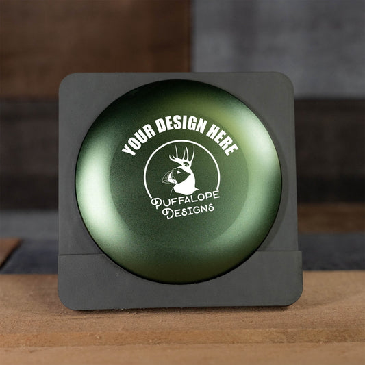 Custom Engraved Metal Mini Disc Golf Marker - PDGA Legal - Driver Style