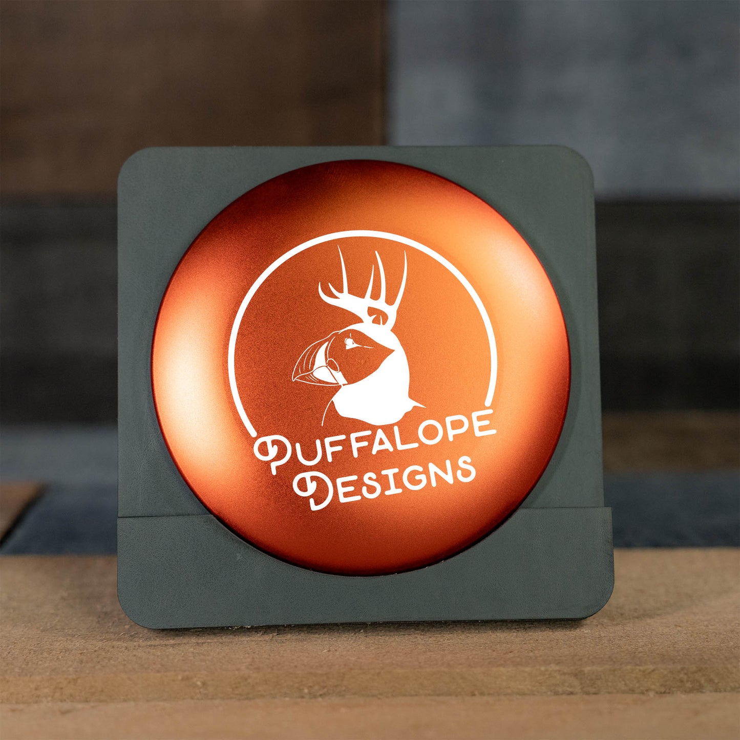 Custom Engraved Metal Mini Disc Golf Marker - PDGA Legal - Driver Style