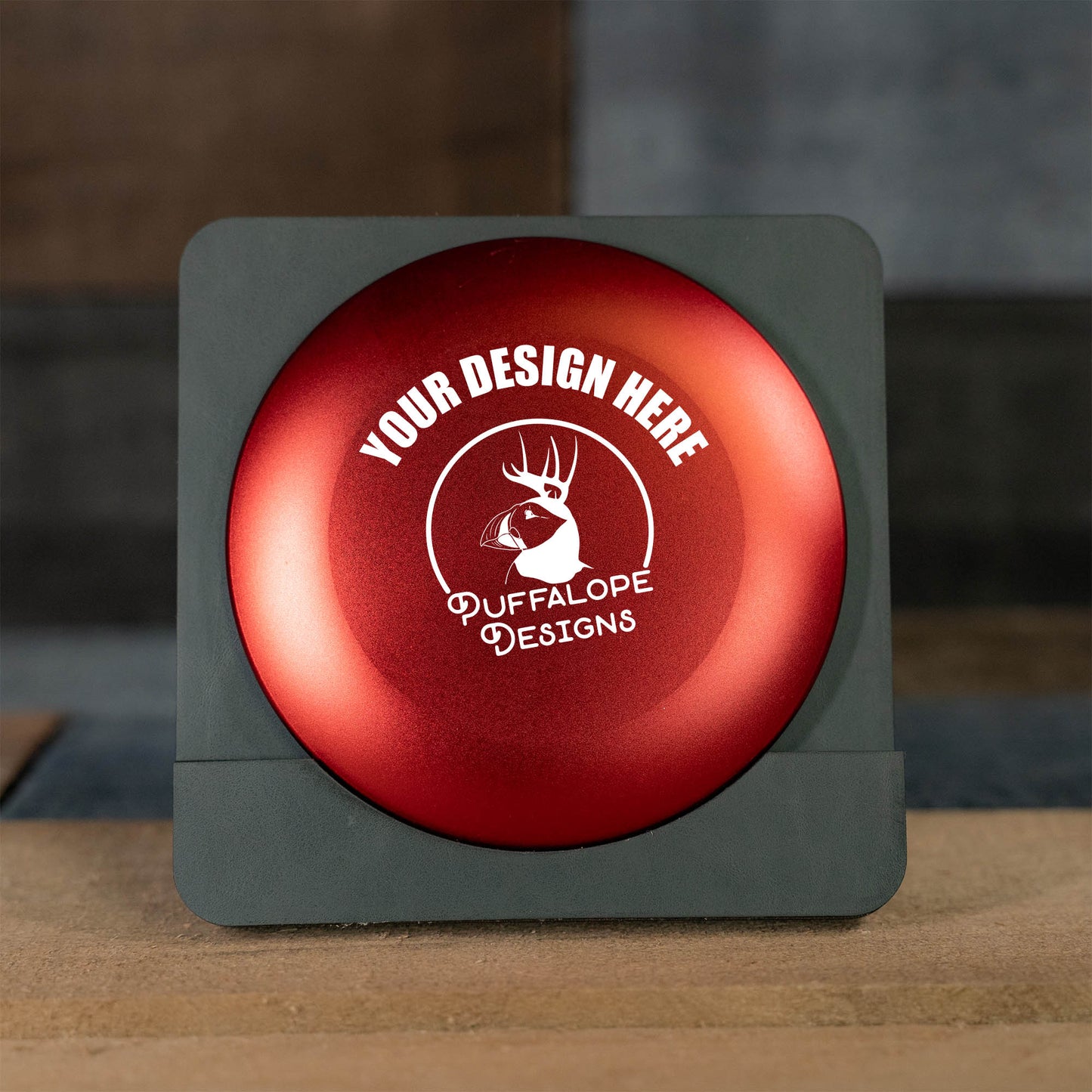 Custom Engraved Metal Mini Disc Golf Marker - PDGA Legal - Driver Style