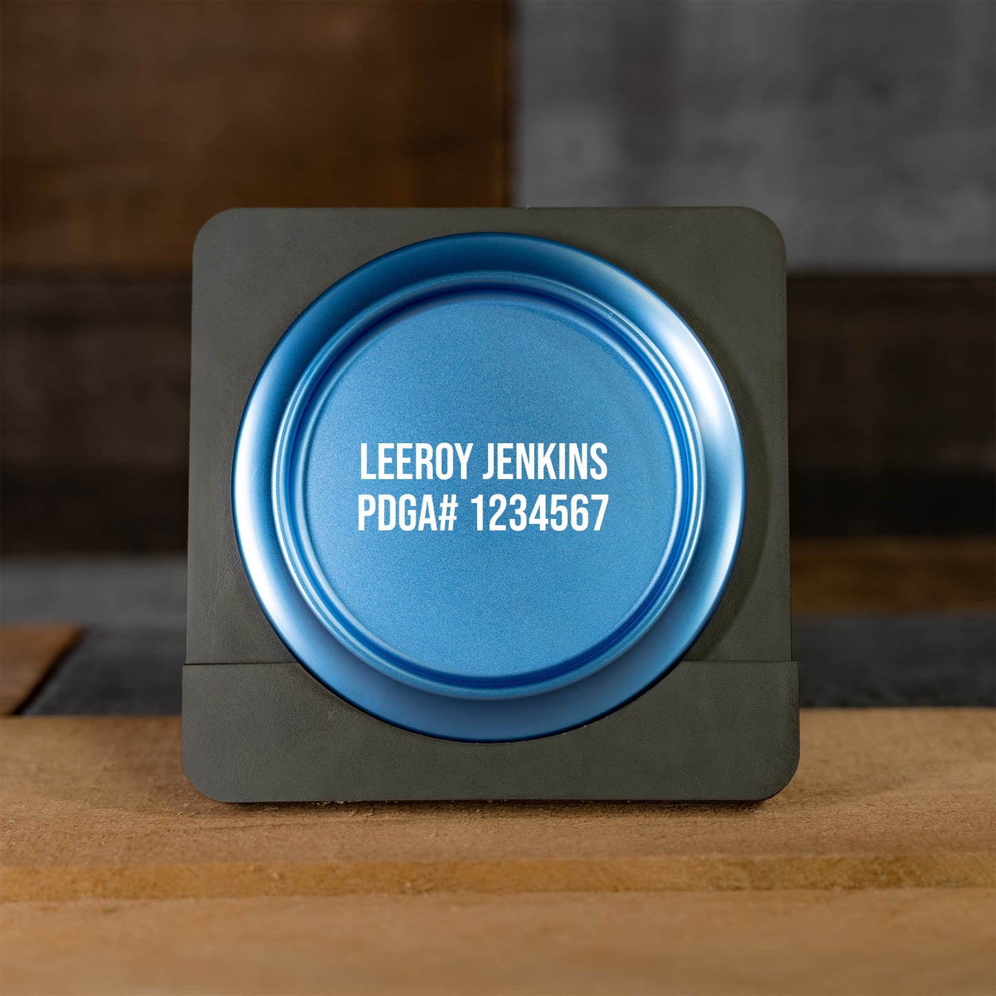 Custom Engraved Metal Mini Disc Golf Marker - PDGA Legal - Midrange Style