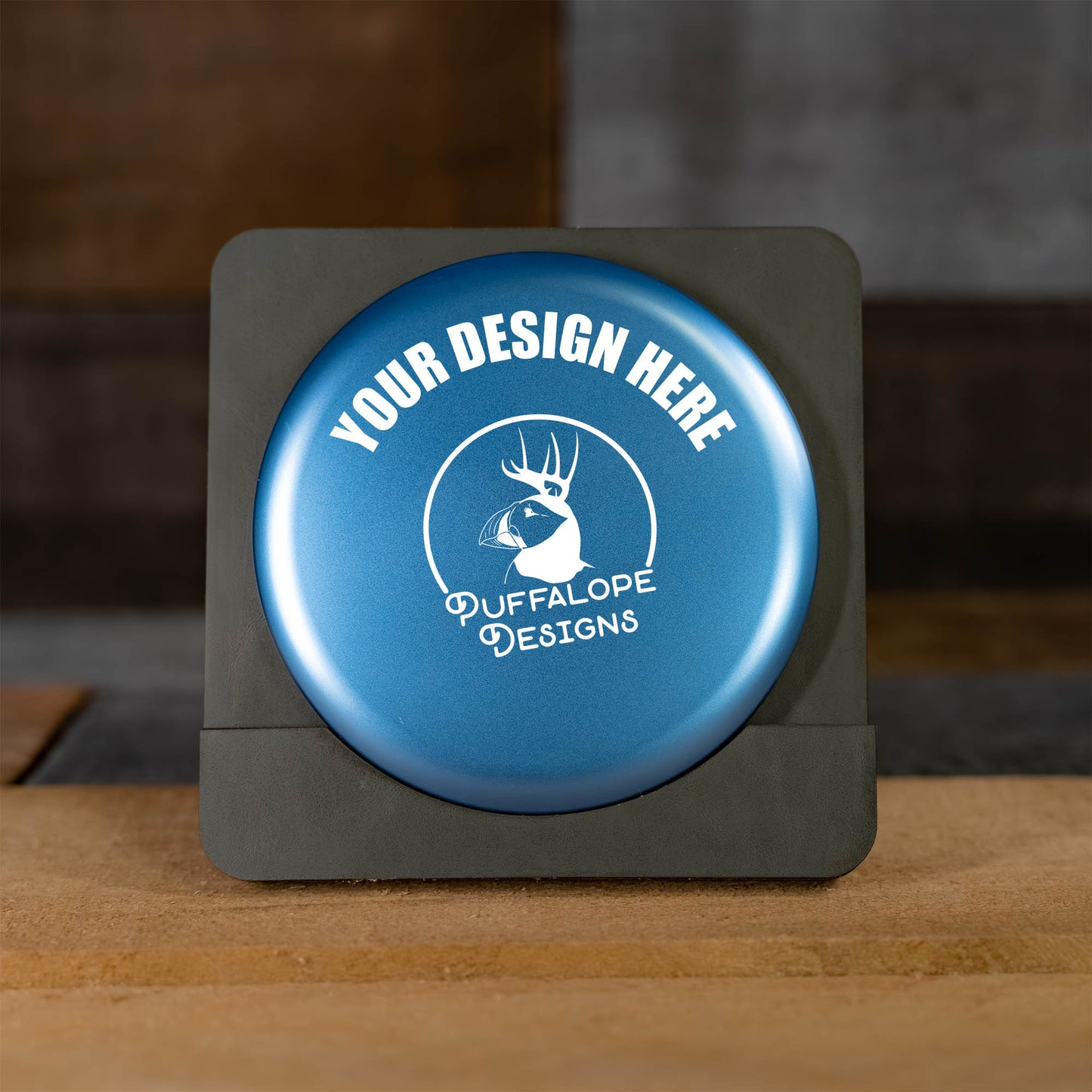 Custom Engraved Metal Mini Disc Golf Marker - PDGA Legal - Midrange Style
