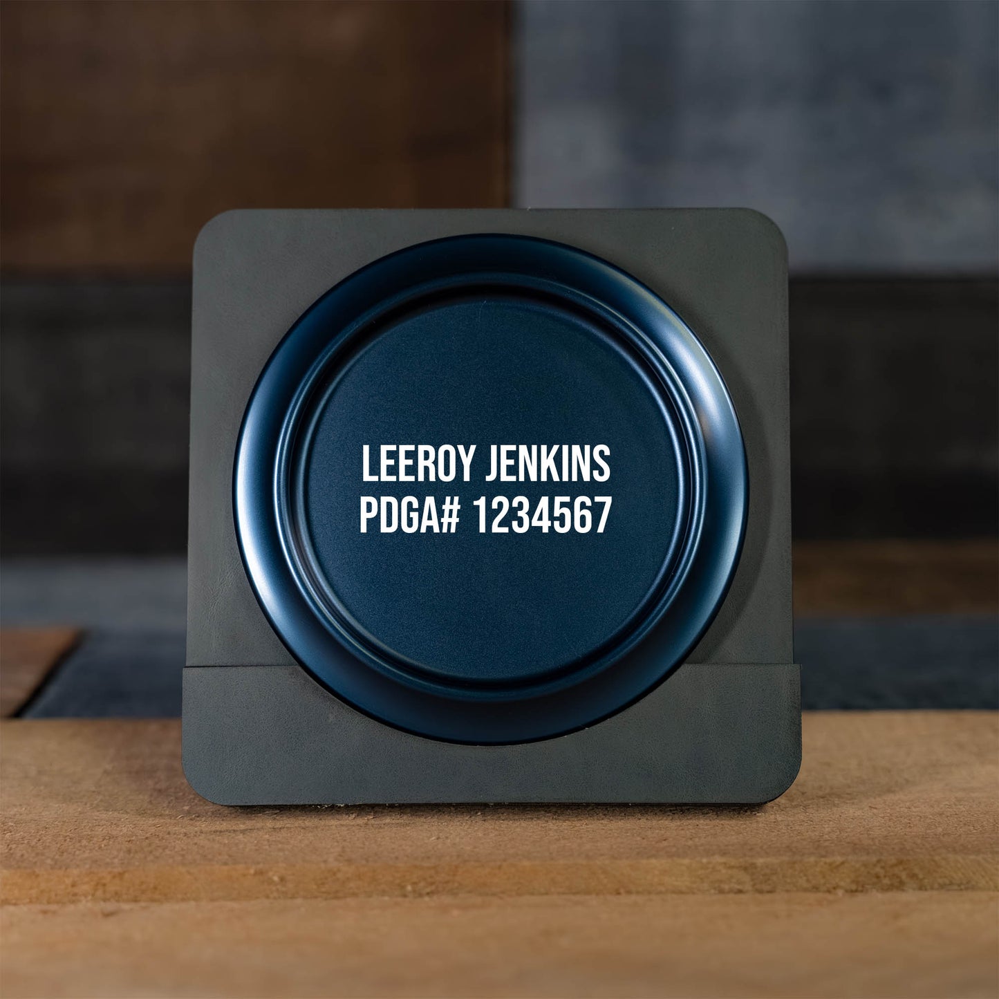 Custom Engraved Metal Mini Disc Golf Marker - PDGA Legal - Midrange Style