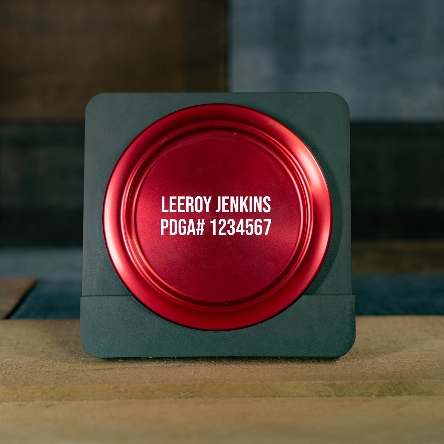 Custom Engraved Metal Mini Disc Golf Marker - PDGA Legal - Midrange Style