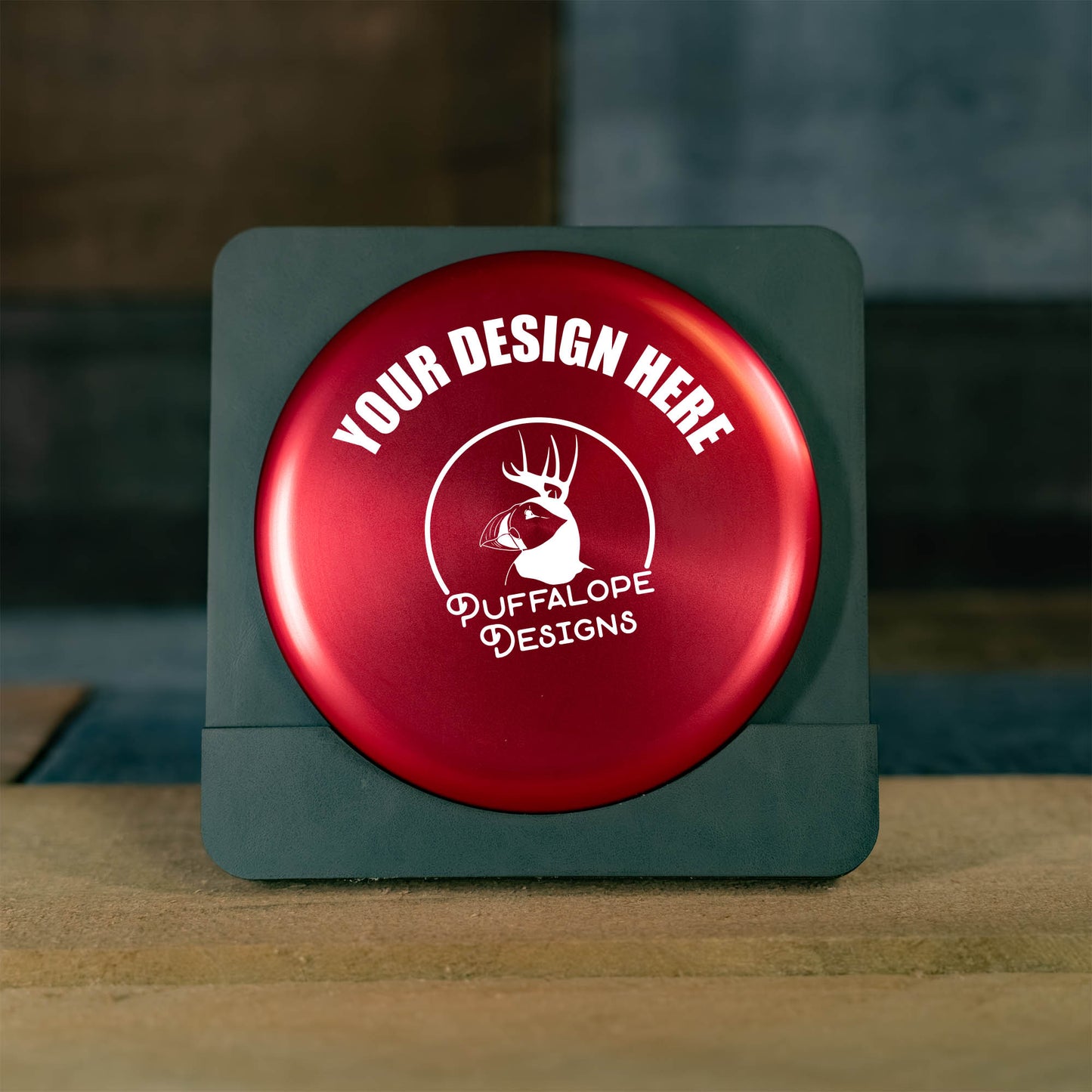 Custom Engraved Metal Mini Disc Golf Marker - PDGA Legal - Midrange Style