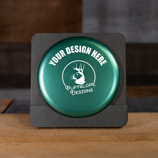 Custom Engraved Metal Mini Disc Golf Marker - PDGA Legal - Midrange Style