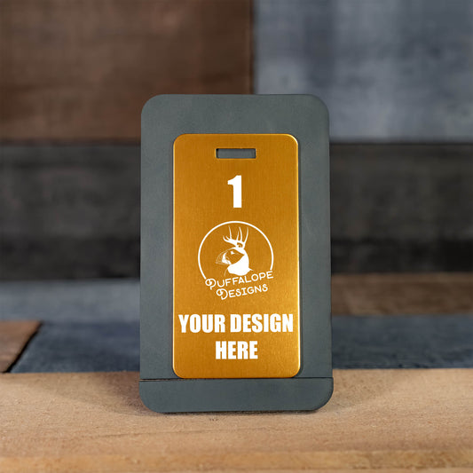 Custom Metal Disc Golf Bag Tags